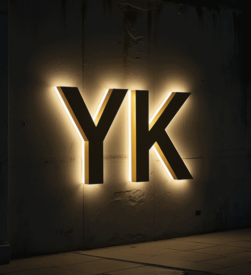 lettres découpées 3D lyon