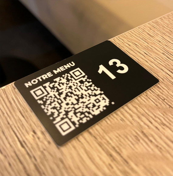 restaurant qr code metal lyon