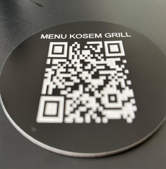 gravure qr code menu lyon