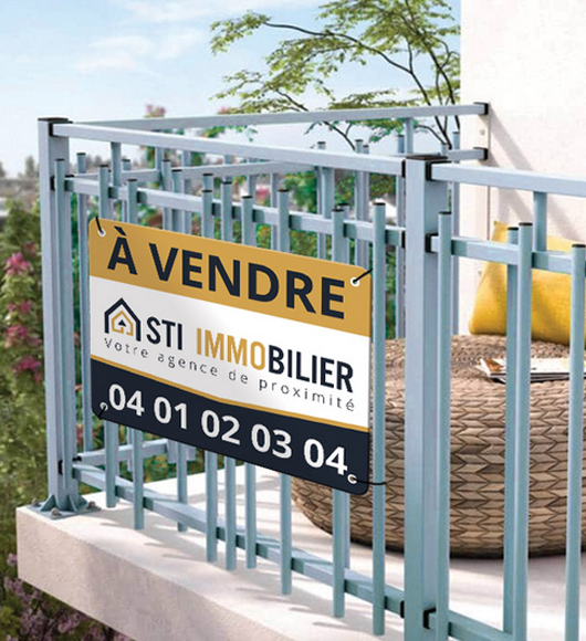 impression pannneau immobilier lyon